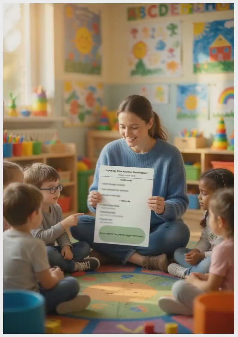 Before My Child Becomes Overwhelmed Printable | Early Sensory Support Guide for Autism Parents | Emotional Regulation PDF | Neurodivergent Parenting Tool