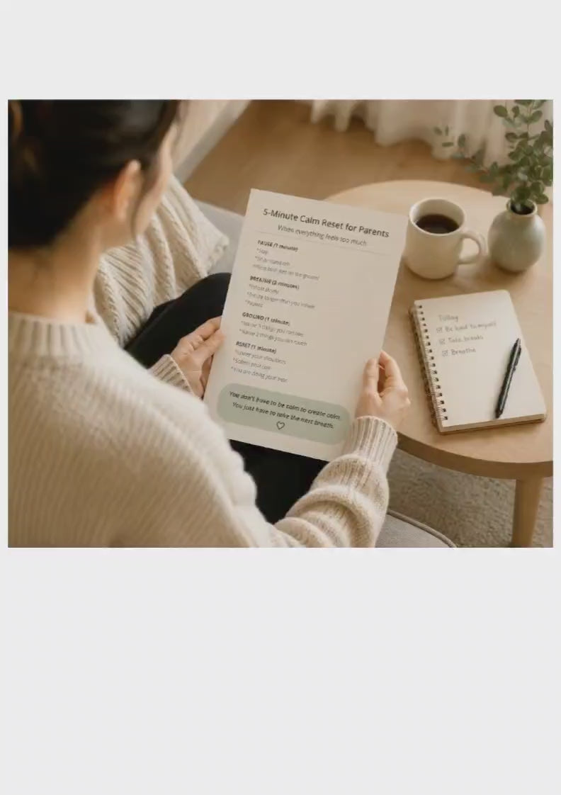Calm Parent Toolkit – 7 Printable Autism Support Guides for Parents