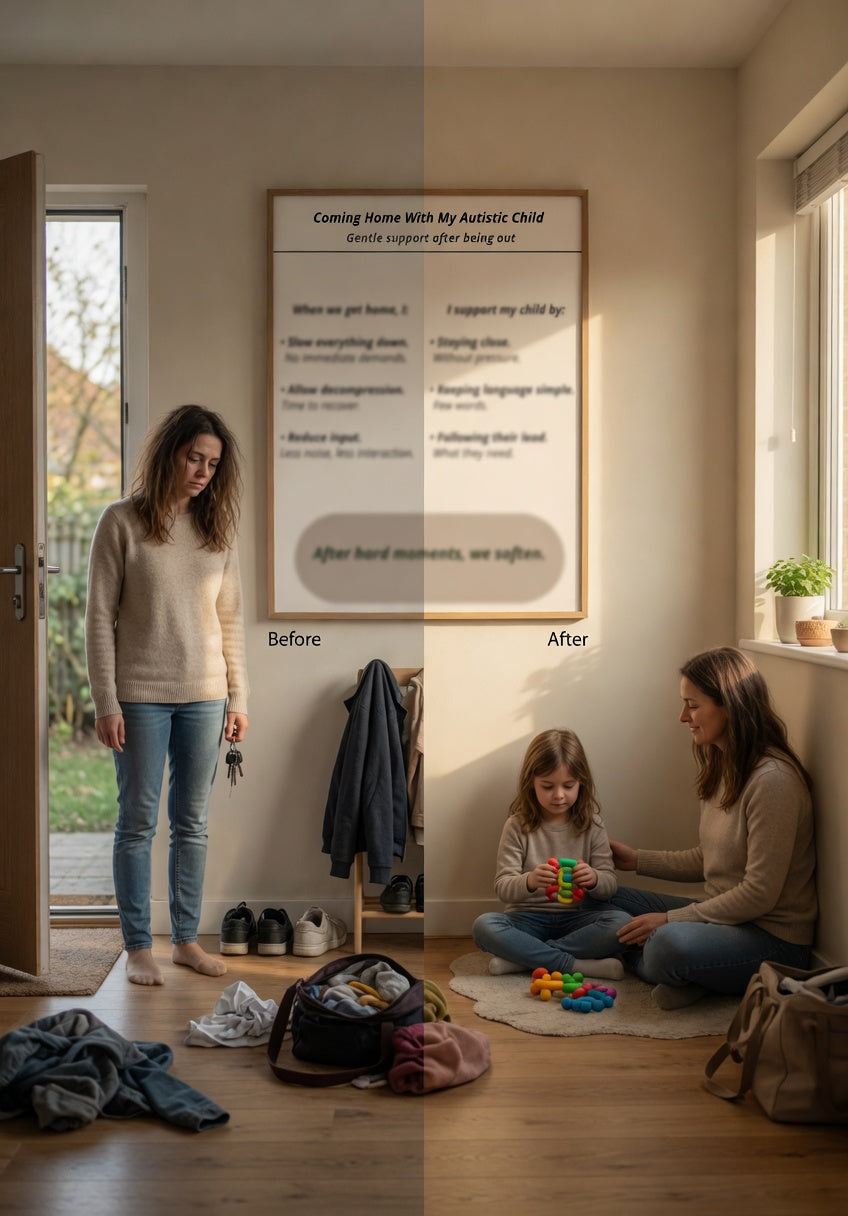 Coming Home With My Autistic Child – Gentle Transition Support Printable