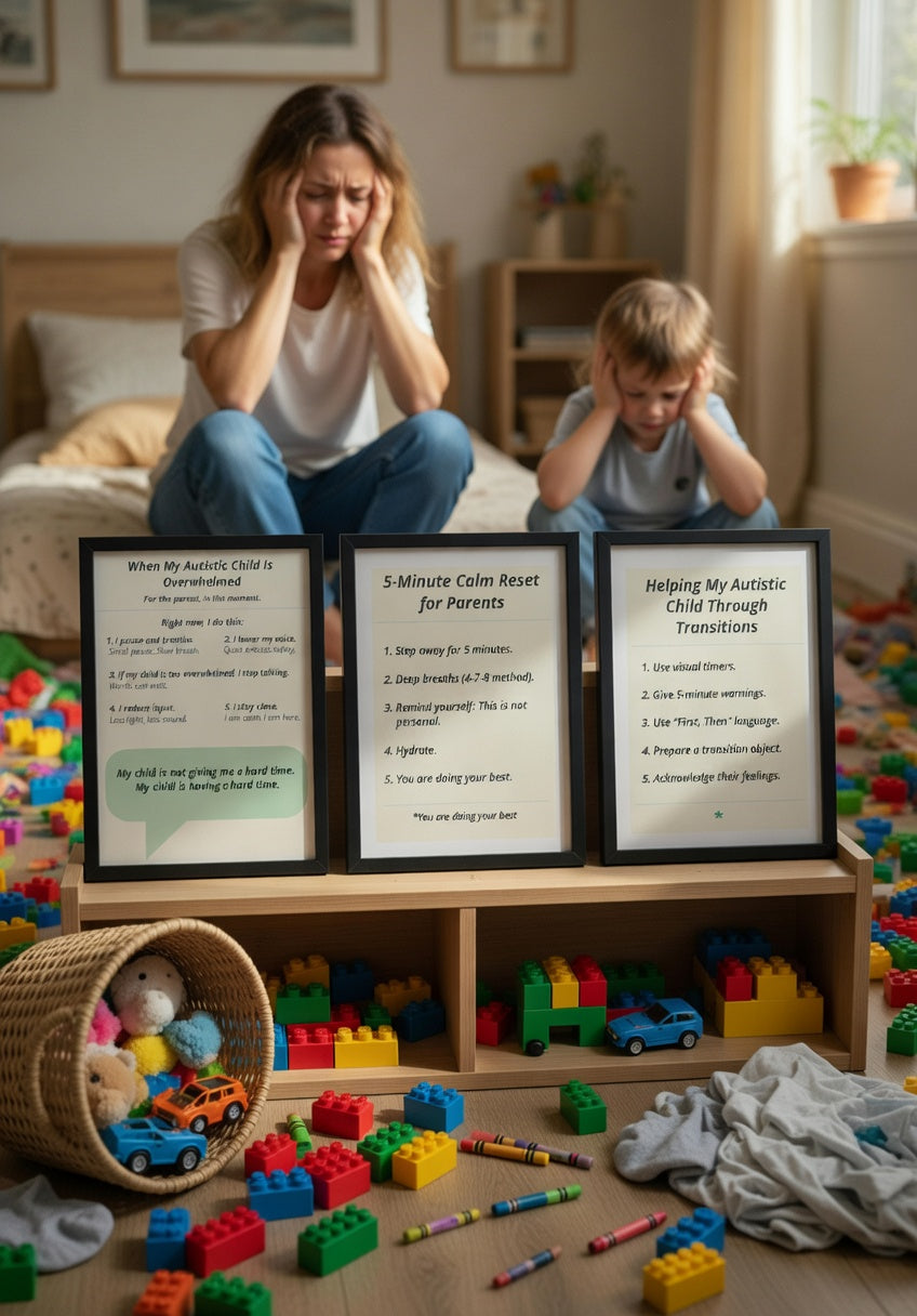 Autism Support Printable Bundle for Parents – Calm & Emotional Regulation Toolkit