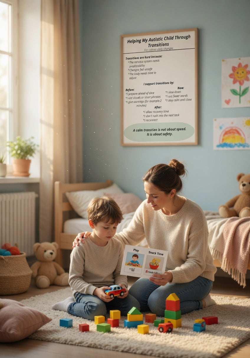 Helping My Autistic Child Through Transitions – Printable Support Guide