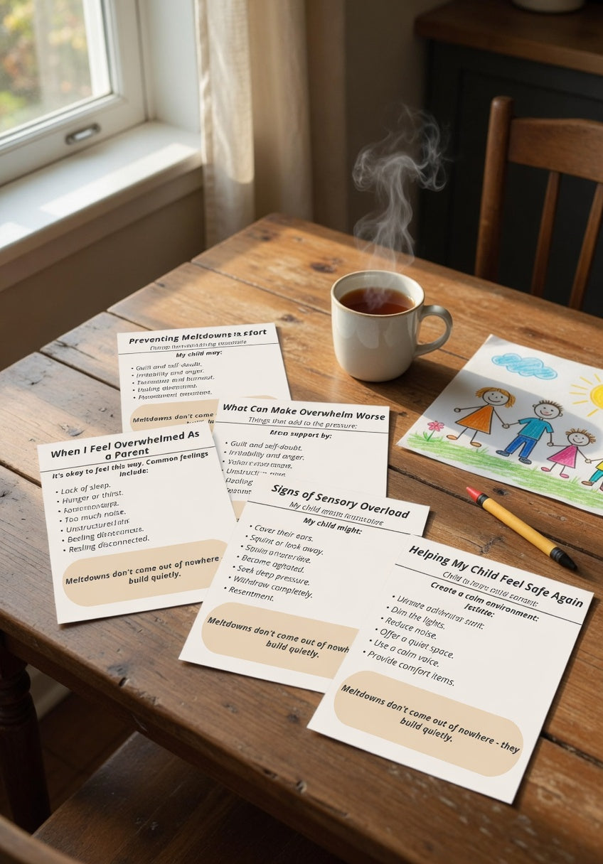 Parent Support Toolkit Bundle | 23 Autism & Gentle Parenting Printables