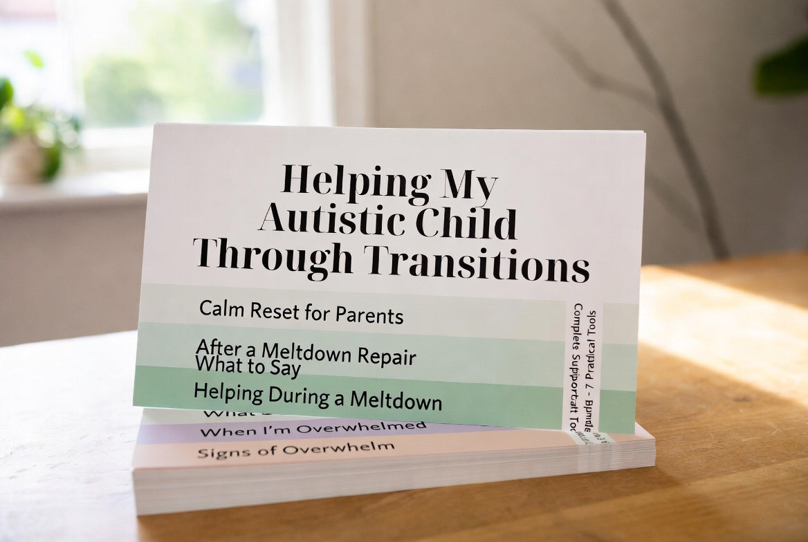 Calm Parent Toolkit – 7 Printable Autism Support Guides for Parents