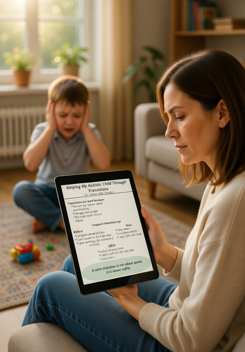 Helping My Autistic Child Through Transitions – Printable Support Guide