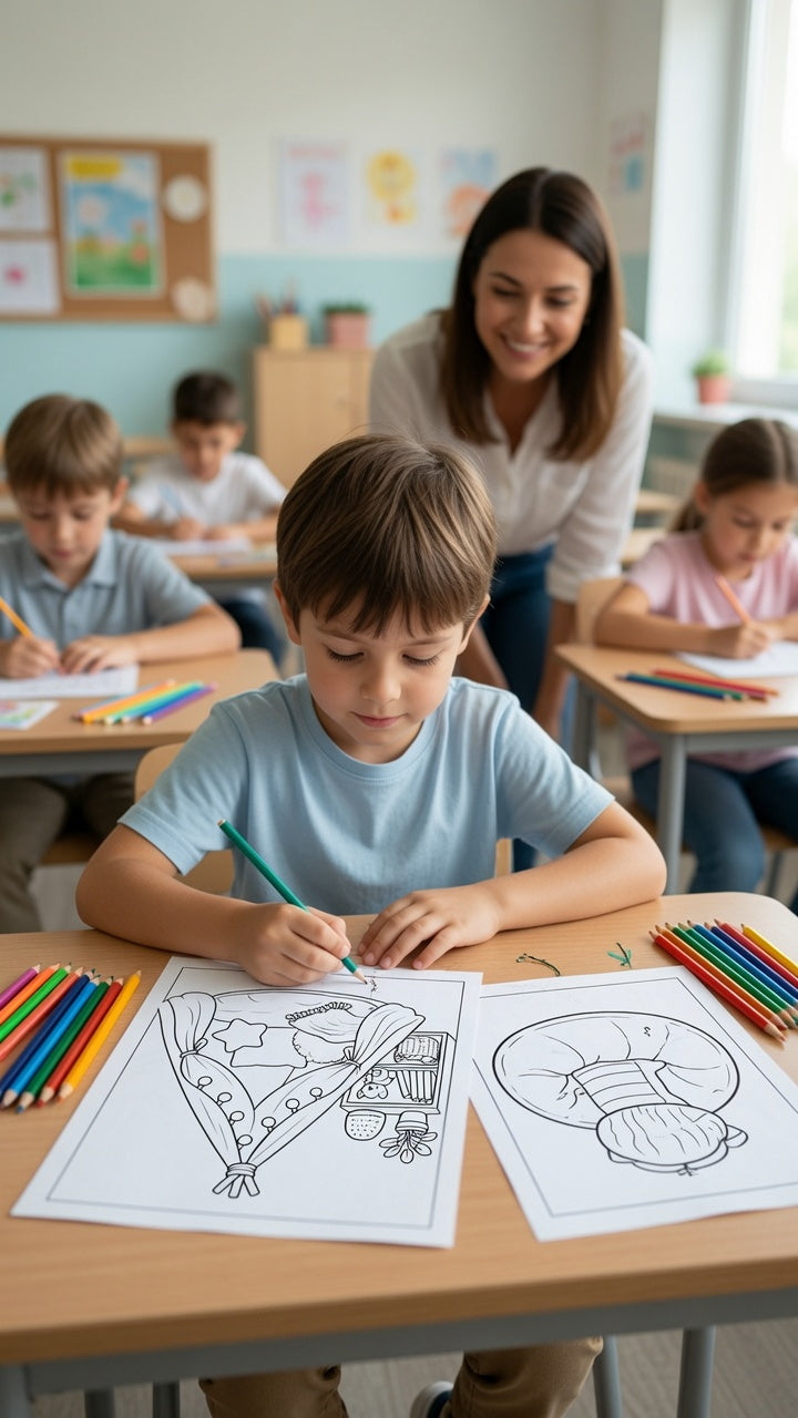 My Calm Corner Coloring Pages | Sensory-Friendly Coloring Book for Kids Ages 3–6