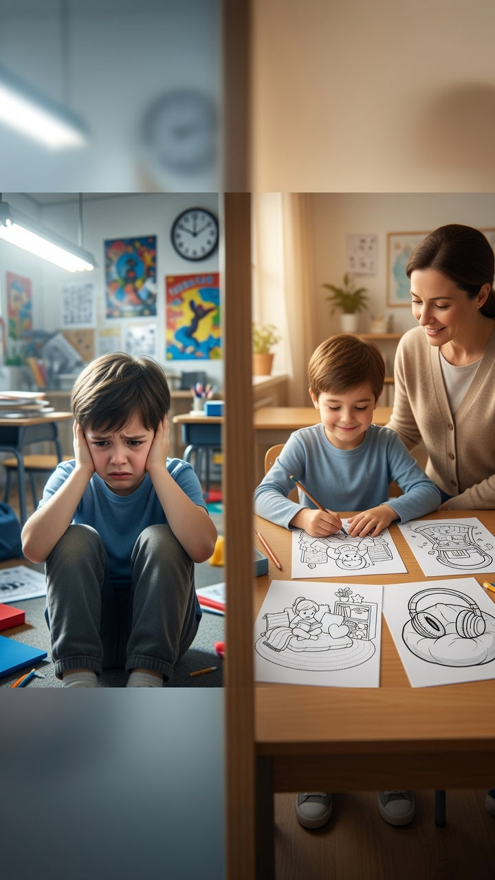My Calm Corner Coloring Pages | Sensory-Friendly Coloring Book for Kids Ages 3–6