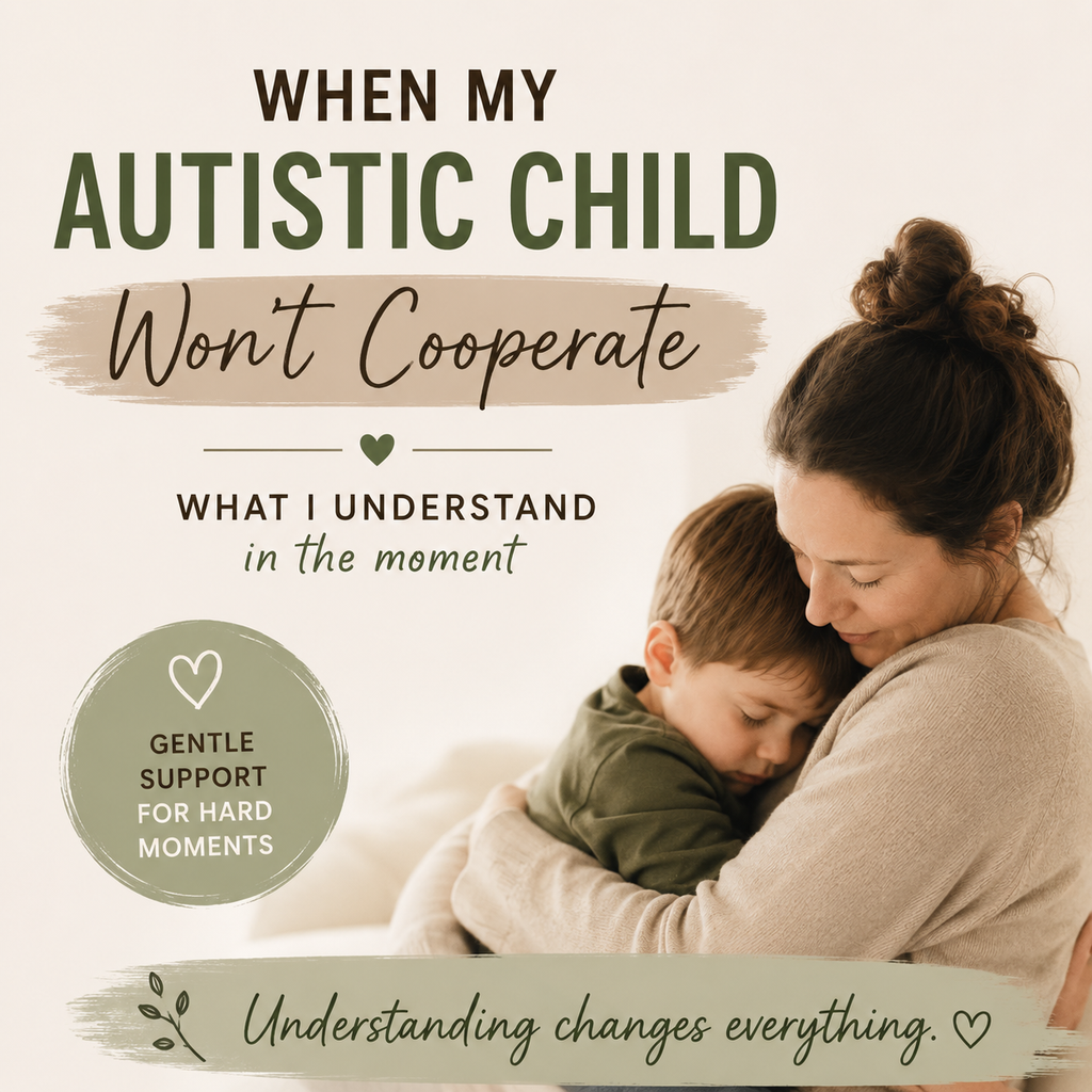 When My Autistic Child Won’t Cooperate – Autism Support Printable