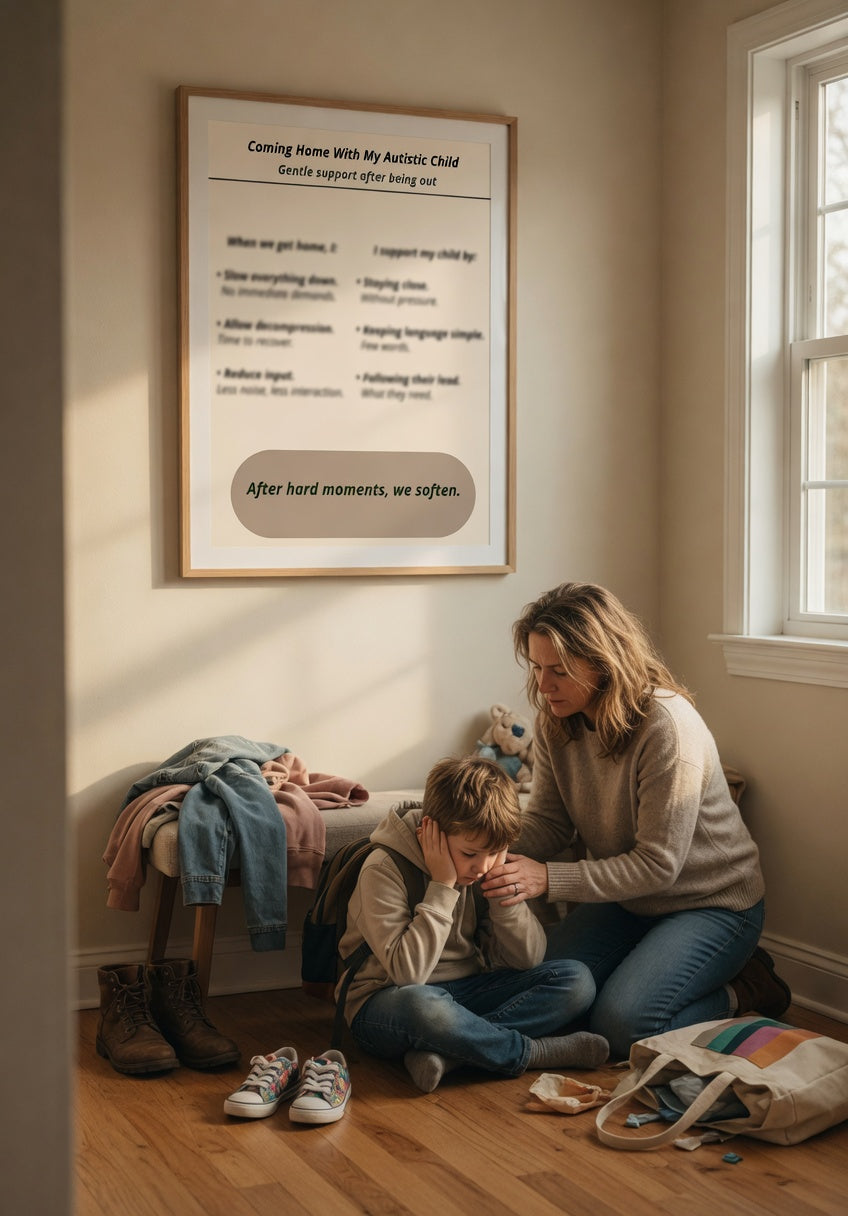 Coming Home With My Autistic Child – Gentle Transition Support Printable