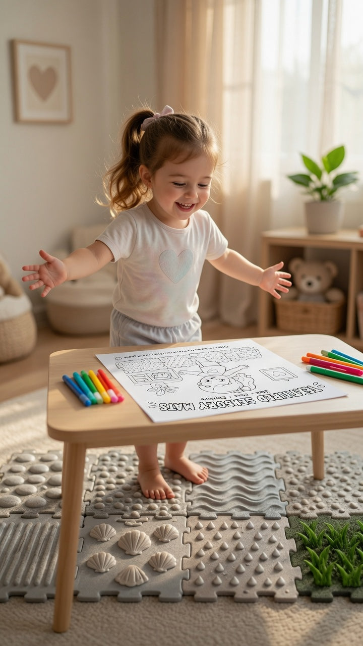 Sensory Play Coloring Pages | 10 Printable Coloring Pages for Kids (Ages 3–6)
