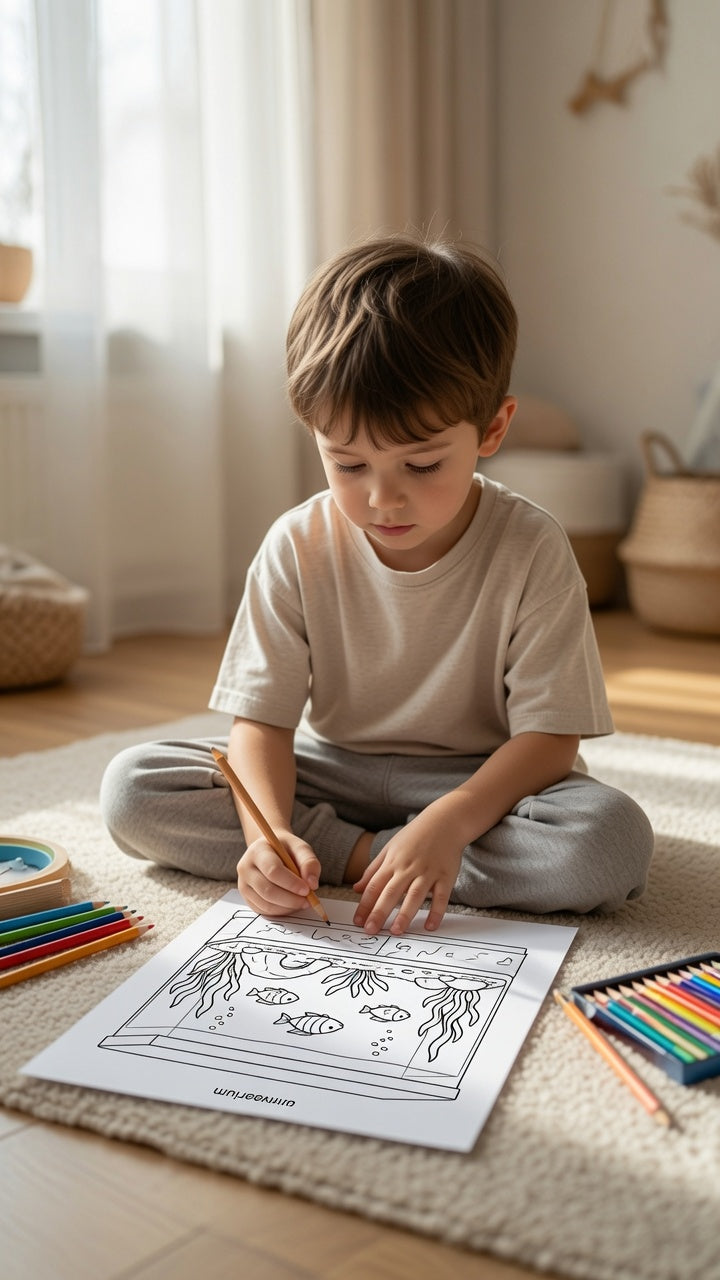 My Calm Corner Coloring Pages | Sensory-Friendly Coloring Book for Kids Ages 3–6
