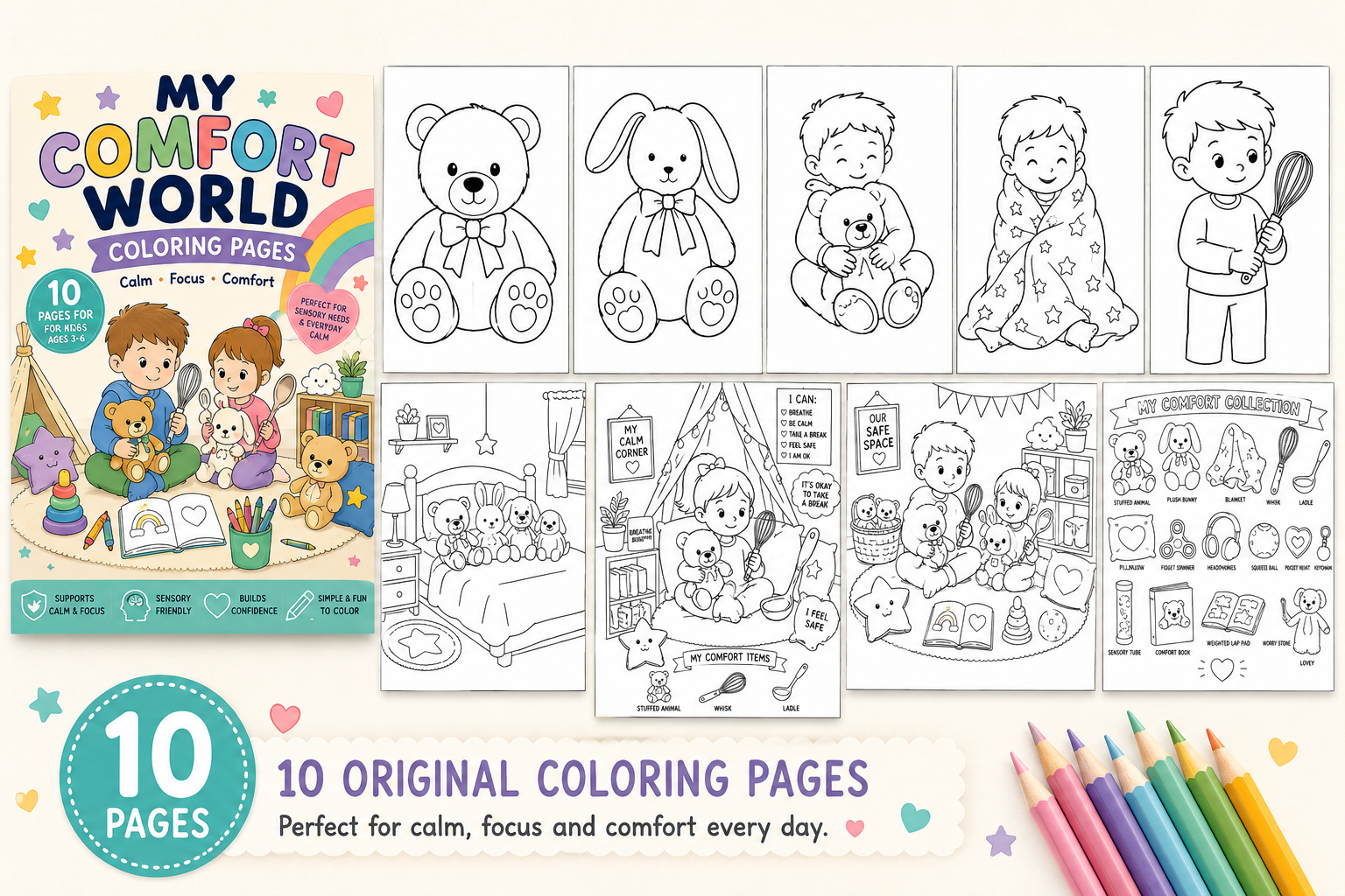 My Comfort World Coloring Pages