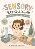 Sensory Play Coloring Pages | 10 Printable Coloring Pages for Kids (Ages 3–6)