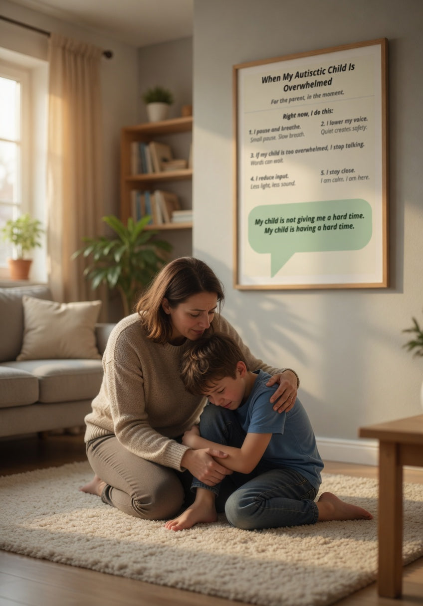 When My Autistic Child Is Overwhelmed – Printable Support Tool
