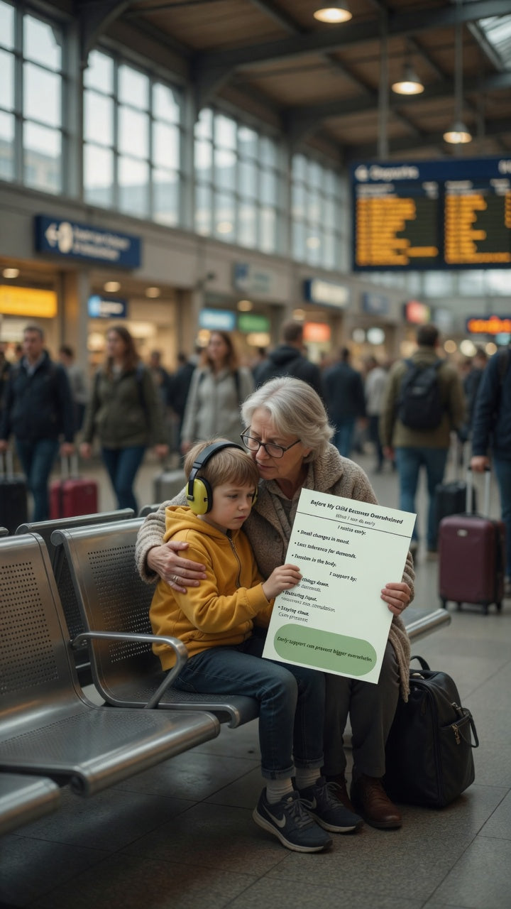 Before My Child Becomes Overwhelmed Printable | Early Sensory Support Guide for Autism Parents | Emotional Regulation PDF | Neurodivergent Parenting Tool