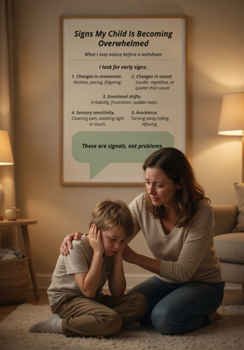 Signs My Child Is Becoming Overwhelmed – Autism Support Printable