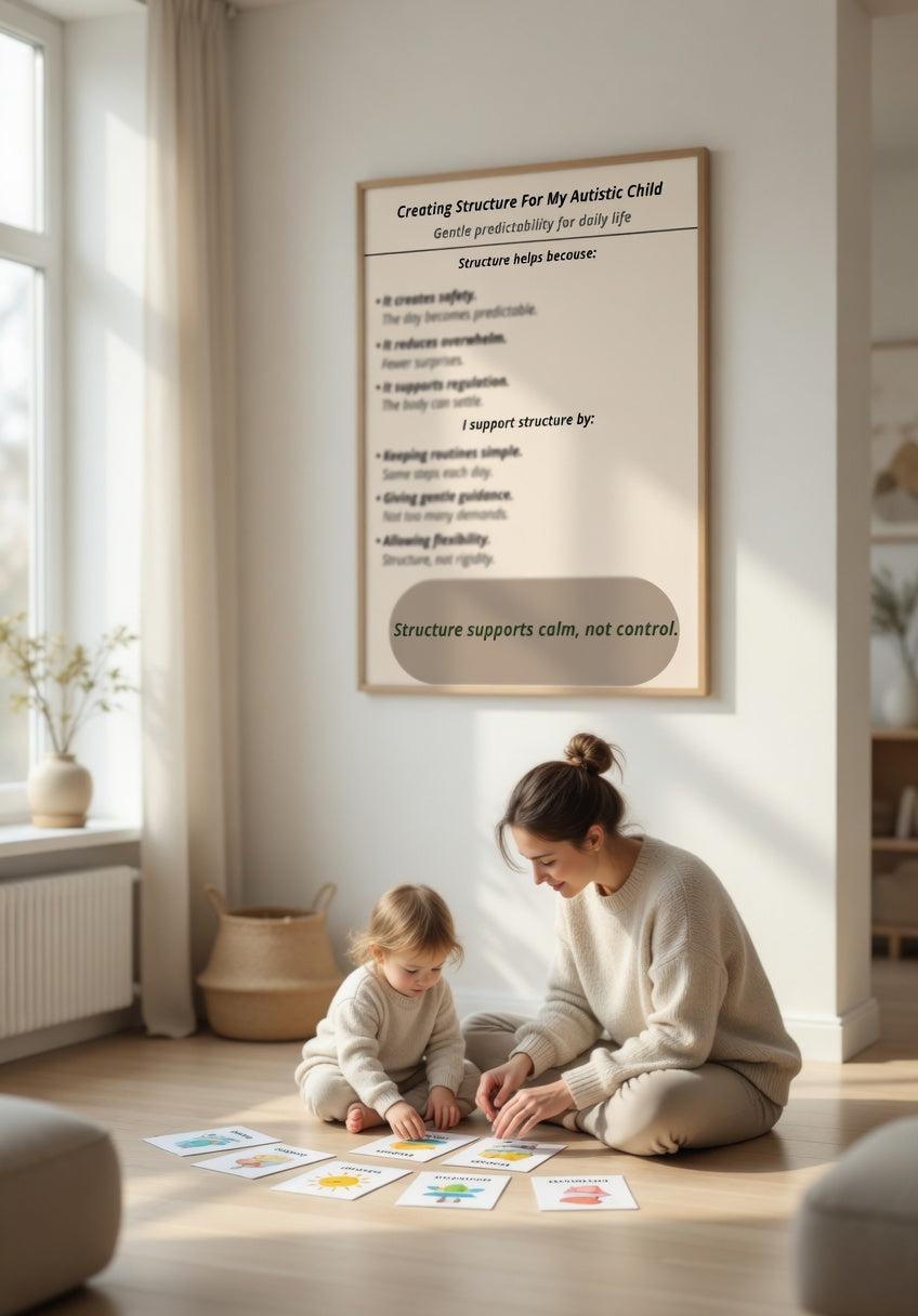 Creating Structure for My Autistic Child – Autism Support Printable