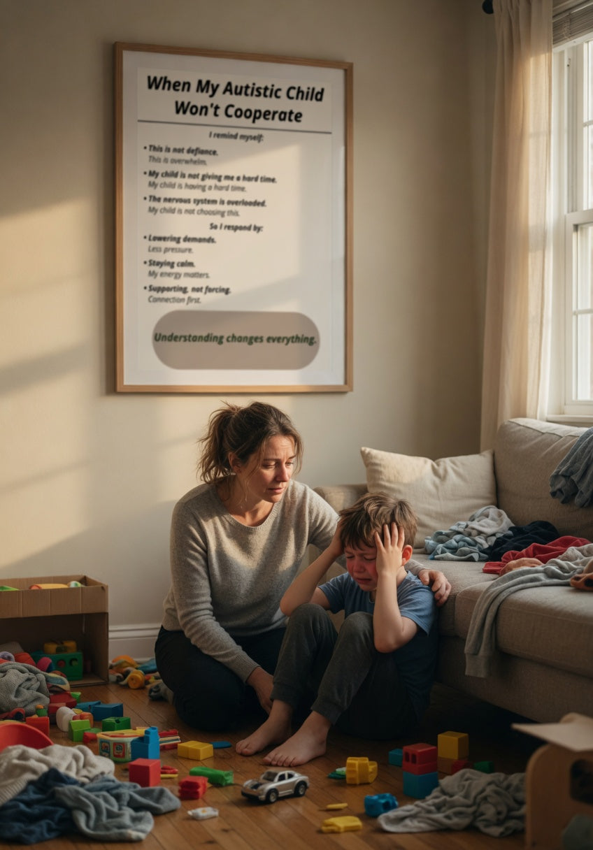 When My Autistic Child Won’t Cooperate – Autism Support Printable