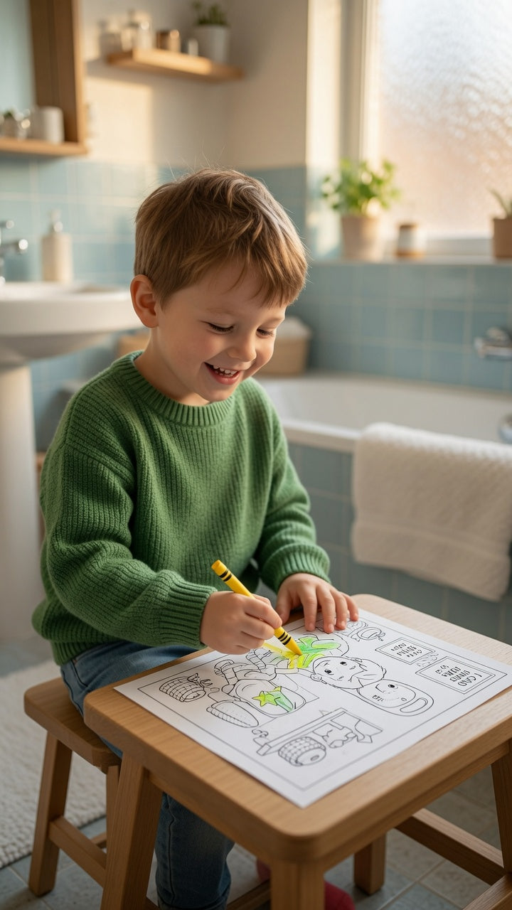 My Time Timer Coloring Pages | 10 Printable Sensory Coloring Sheets for Kids