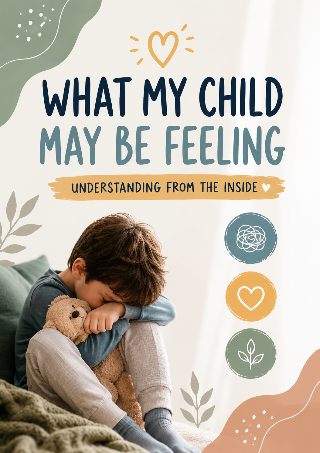 What My Child May Be Feeling Printable | Autism Emotional Regulation Guide | Neurodivergent Parenting Support PDF | Sensory Overwhelm Printable